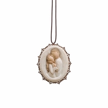 Willow Tree - Embrace  Ornament, metal edge